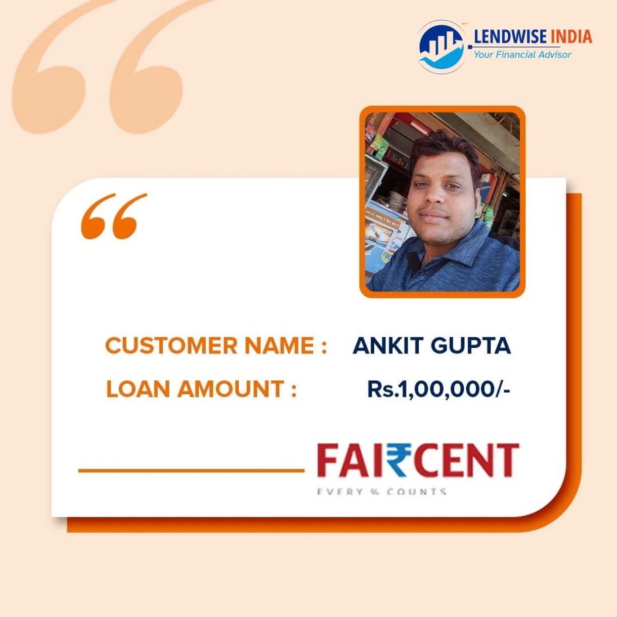 Testimonial - Ankit Gupta